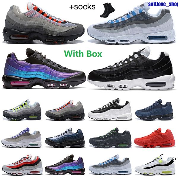 

95 95s running shoes mens trainers triple black white worldwide neon aqua university blue tt bred women chaussures outdoor sport sneakers 20, White;red