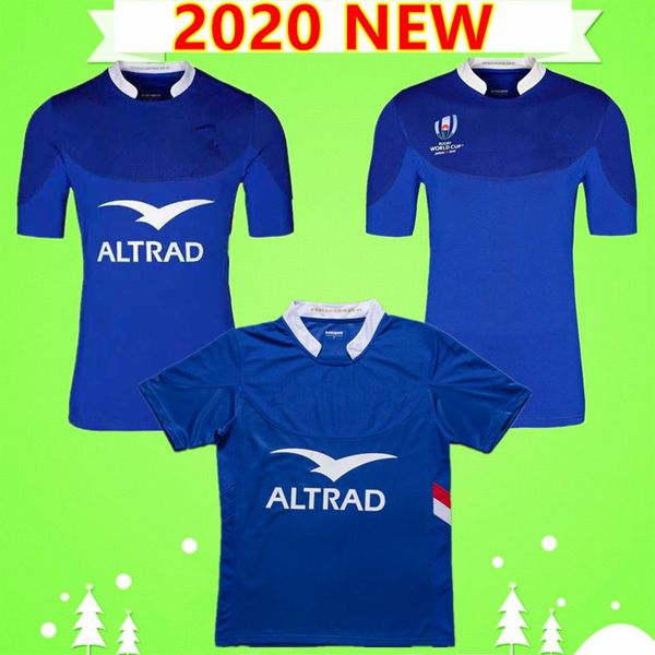 

s-5xl new 2020 france rugby jerseys national team home blue league shirt 19 20 polo t-shirt men's word cup 2019 2336z, Black;gray