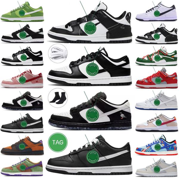 

2023 5a og skate dunkes low running shoes size 13 harvest moon fossil men women sneakers og black panda white georgetown coast university re