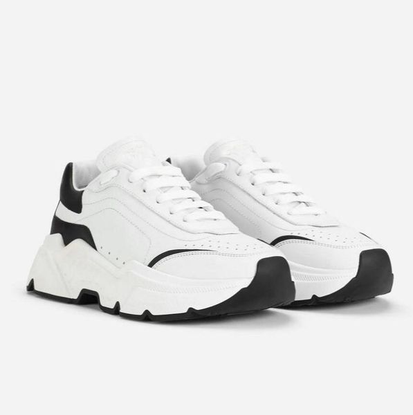 

with box designer shoes daymaster men sneakers shoes breathable man casual rubber sole runner comfort outdoors leisure sports oo, Black