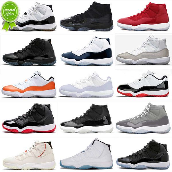 

boots outdoor shoes sandals jumpman 11 11s women men outdoor shoes bred platinum tint legend gamma dark concord low space jam, Black