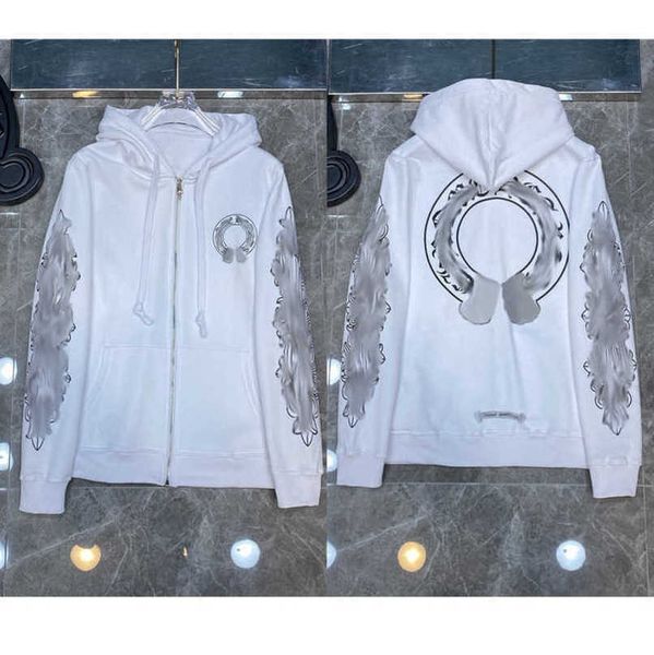 

luxury mens fashion jackets sweatshirts designer hoodies men women zipper cross scroll simple hooded sweater pullover hoodie casual coat ja, Black;brown