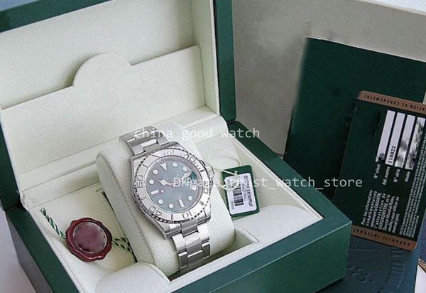 

men watches new factory mens 2813 automatic movement 40mm mens stainless steel platinum blue dial model luminous with original box wristwatc, Slivery;brown