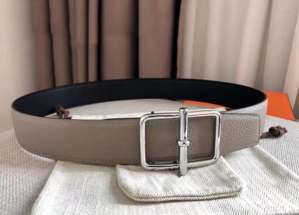 

classics men belts designer mens and woman fashion togo leather classic reversible belt black brown h gold silver buckles 38cm ht0020