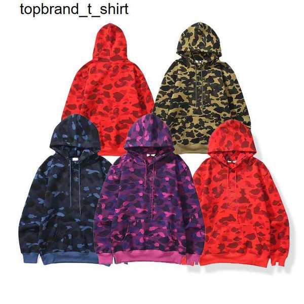 

men's hoodies sweatshirts designer mens women ape hoodies print pullover winter fashion brand loose streetwear hoodies, Black