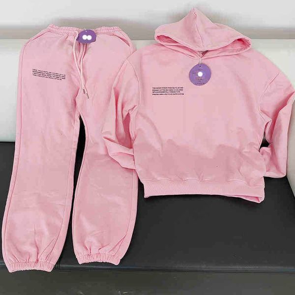 

women clothes tracksuits pure cotton thin spring summer fabric hooded sweatshirts hoodies track pants two piece sets, Gray