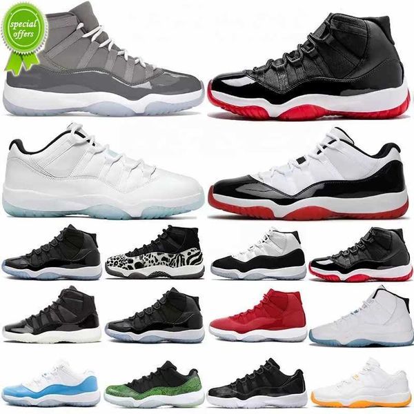 

2023 11 11s basketball shoes high low citrus concord legend blue jumpman gamma 25th anniversary cool grey space jam mens womens, Black