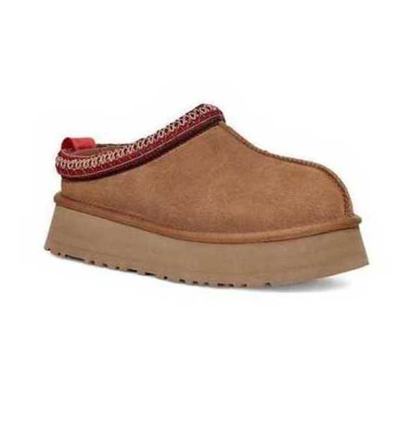 

boots tazz ankle fur designer australia platform boot woman indoor australian slipper thick bottom real leather warm fluffy booties jghkj2gu, Black