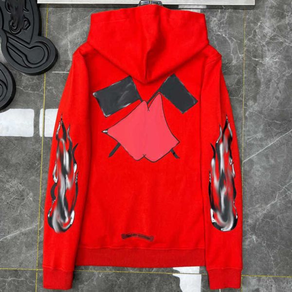 

luxury fashion jackets mens sweatshirts designer hoodies men women zipper cross scroll simple hooded sweater pullover hoodie casual coat ja, Black