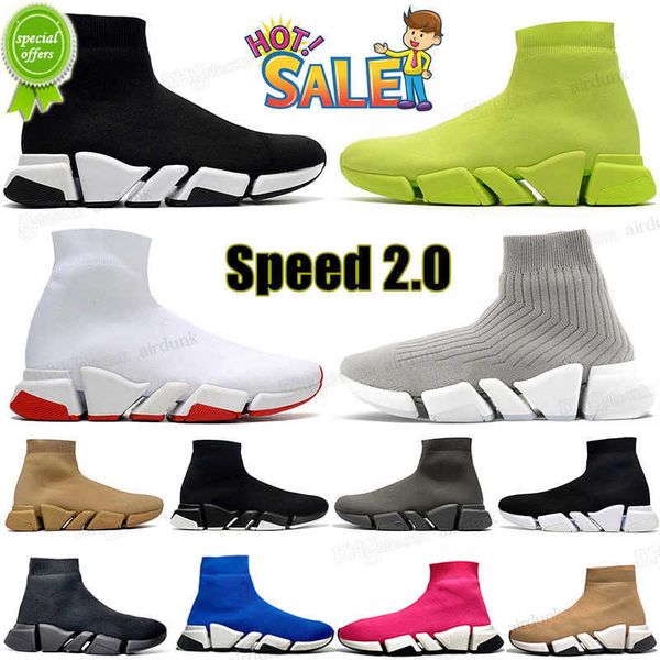 

2023 basketball shoes2023 speeds 2.0 shoe platform sneaker men women designer tripler paris socks boots black white blue light sliver brown