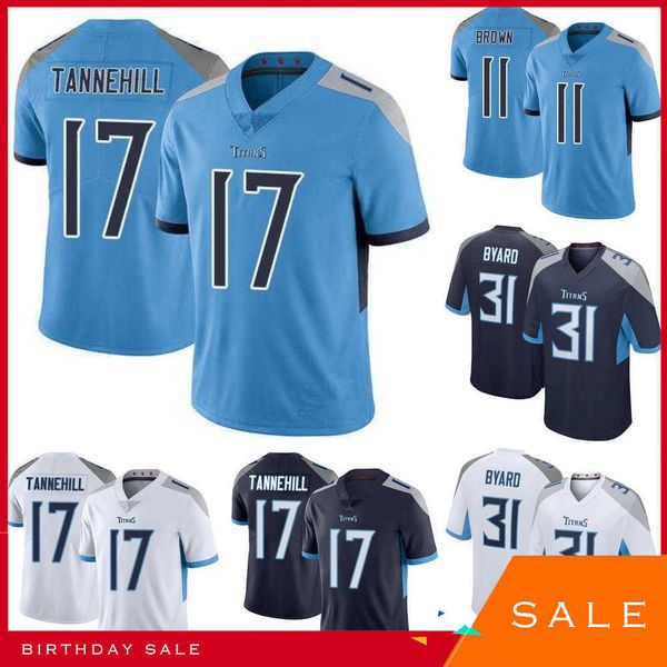 

tennessee''titans''men women youth 22 derrick henry 31 kevin byard 17 ryan tannehill 7 malik willis 16 treylon burks 2 r, Black;red