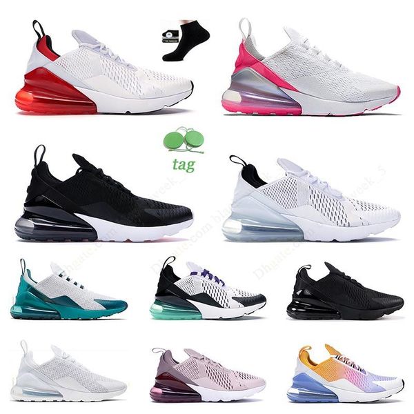 

original 270 running shoes for men women university red white pink core white anthracite usa light bone punch navy blue outdoor sports sneak, Black
