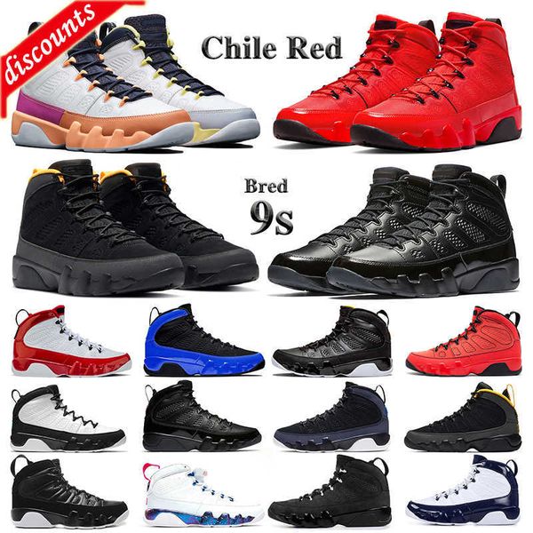 

9 9s men basketball shoes chile gym red unc particle grey racer blue reflective change the world anthracite space jace mens