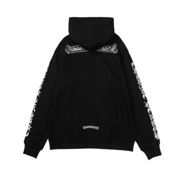 

luxury men's fashion sweatshirts jackets men women classic hoodies zipper hooded sweater designer cross pullover sanskrit hoodie casual, Black