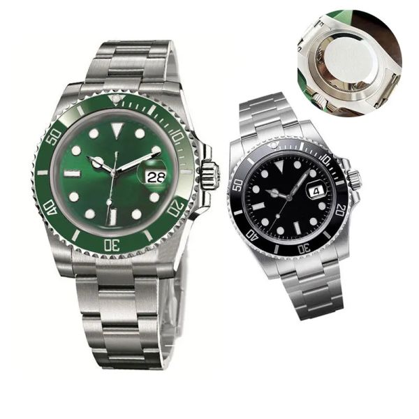

luxury roles submariner ceramic bezel automatic mechanical mens watches 2813 movement 904l stainless steel band 41mm wrist classic 30m, Slivery;golden
