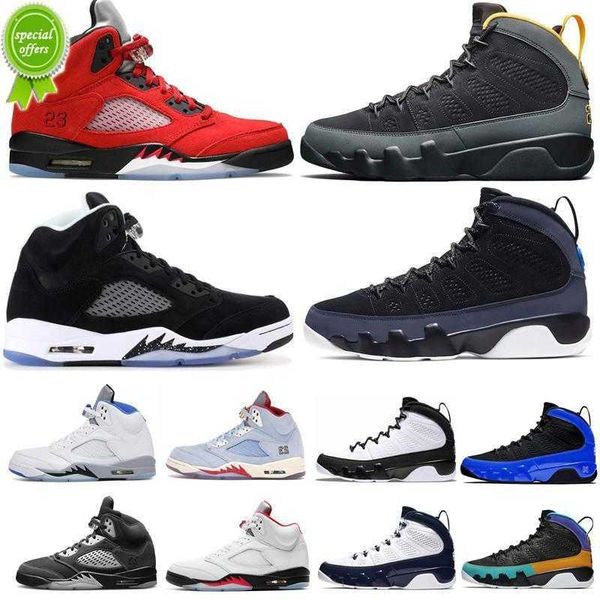 

2023 oreo 2021 unc 9 basketball shoes 9s men dark charcoal university gold racer blue dream it do gym red space jam raging bull, Black