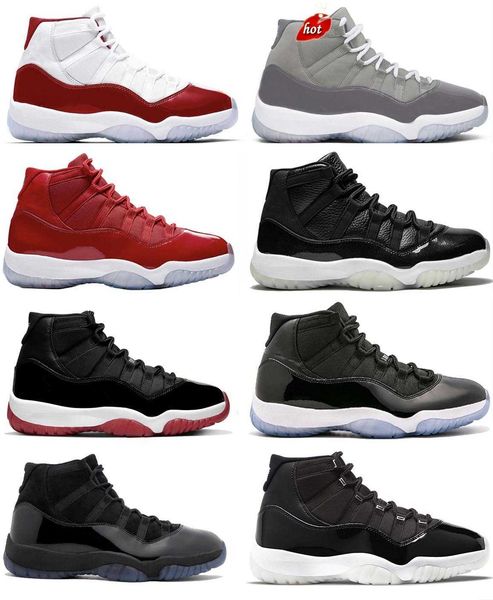 

sandals outdoor shoes sandals 2022 authentic 11 cherry white varsity red outdoor shoes 11s cool grey concord 45 space jam bred 72- gamma c, Black