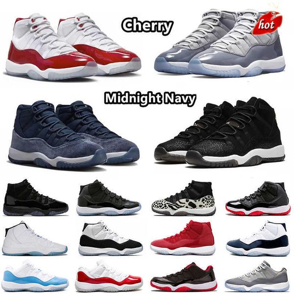 

ogs jumpman 11 cherry basketball shoes midnight navy 11s cool grey bred pure violet 72-10 cap and gown concord 45 chicago, Black