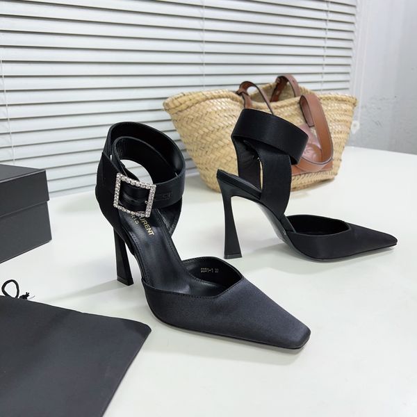 

2023 designer sandals slides shoes women sandal woman foam runners leather luxury about  cm heels solid colorful flat soft comfort size 35, Black