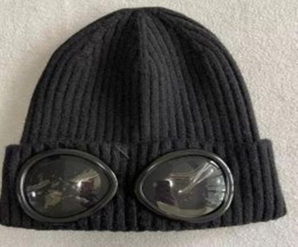 

two lens glasses goggles beanies men knitted hats skull caps outdoor women uniewinter beanie black grey bonnet gorros2894920, Blue;gray