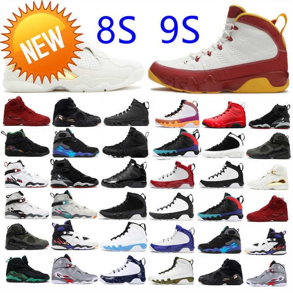 

new 2022 8 8s basketball shoes university blue unc 9 9s electric green cactus dmp aqua playoffs hare paris men designer