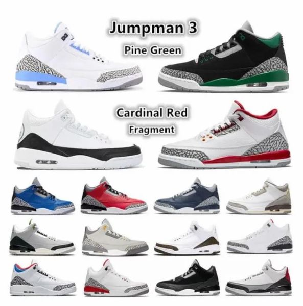 

jumpman 3 retro basketball shoes bred 3s unc black cat university blue the cactus white grey mens pure royalty mens sport 2023 hot