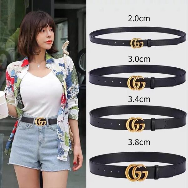 

luxury designer lv belt buckle fashion genuine leather women louis vuitton belts for men letter double big gold classical gucci strap jeans, Black;brown