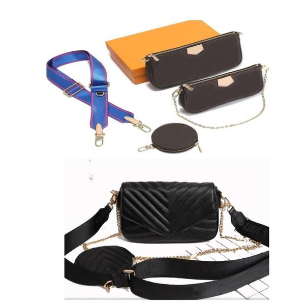 

leather women bag crossbody shoulder genuine suit fashion 2021 three handbags bags piece multi pochette lhulv176x