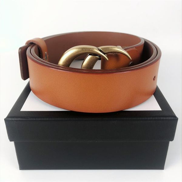 

highly quality women men designers belts fashion buckle genuine leather belt 7 styles cinturones de dise o mujeres width 3 8cm wit162s, Black;brown