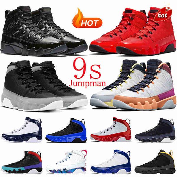 

og jumpman 9 9s men basketball shoes university blue yellow unc black white bred fire red citrus space jace change the world mens womens