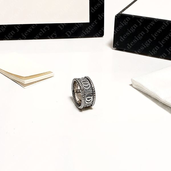 

designer rings classic jewelry male women's g ring titanium steel alloy gold plated craft fashion accessories never fade allergy store, Silver