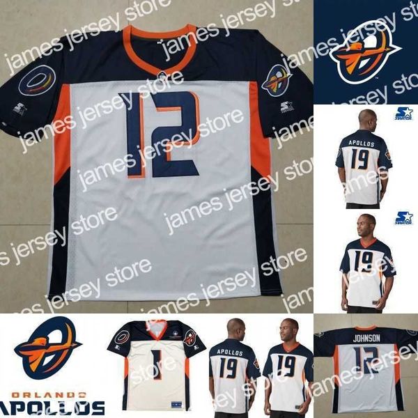 

football jerseys mens orlando apollos jersey 3 garrett gilbert 5 austin appleby 4 kevin anderson 12 charles johnson 29 keith reaser 63 tre j, Black;red