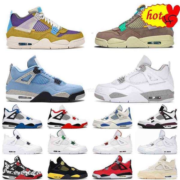

2023 high basketball shoesjumpman 4 white oreo men women outdoor shoes 4s desert moss taupe haze black cat fire red