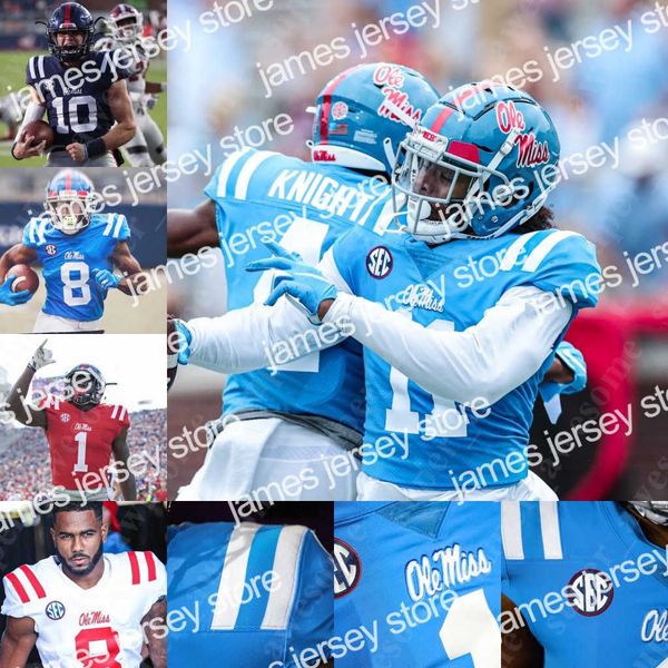 

football jerseys ole miss rebels football jersey jonathan mingo snoop conner tylan knight casey kelly sam williams jacquez jones jaylon jone, Black;red