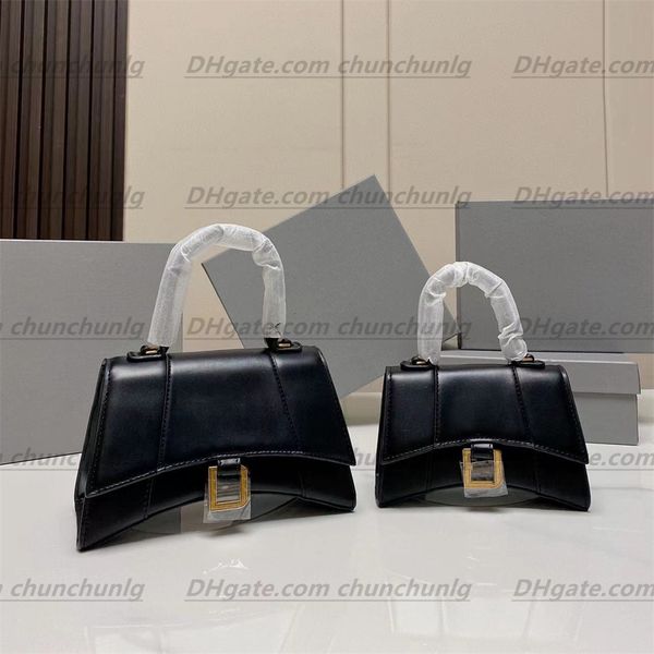 

2021 luxury designer ladies hourglass bag shoulder messenger handbag fashion retro dinner with box