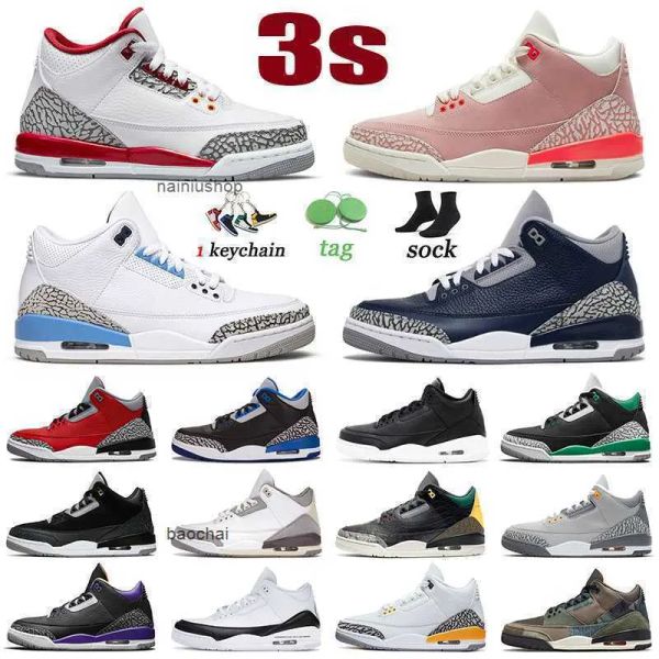 

jumpman 3 white cement basketball shoes luxurys designers design 3s running sneakers men sport trainers size 36-47