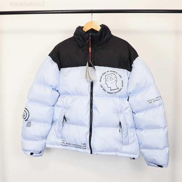 

6sla mens stylist winter coat parka jacket fashion men women overcoat down outerwear causal hip hop streetwear size m 2xl, Black