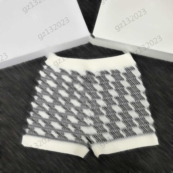

brand women shorts letter stripe embroidery high waist casual loose shorts elastic fabric fashion joker women clothing, White;black