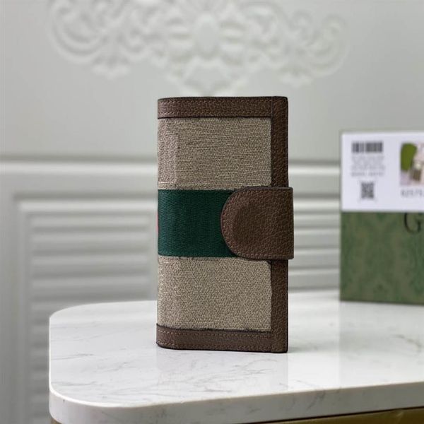 

original luxury g word bags passport package female designer coin purse ladies leather diagonal span wallet credit holder bag box 244o, Red;black