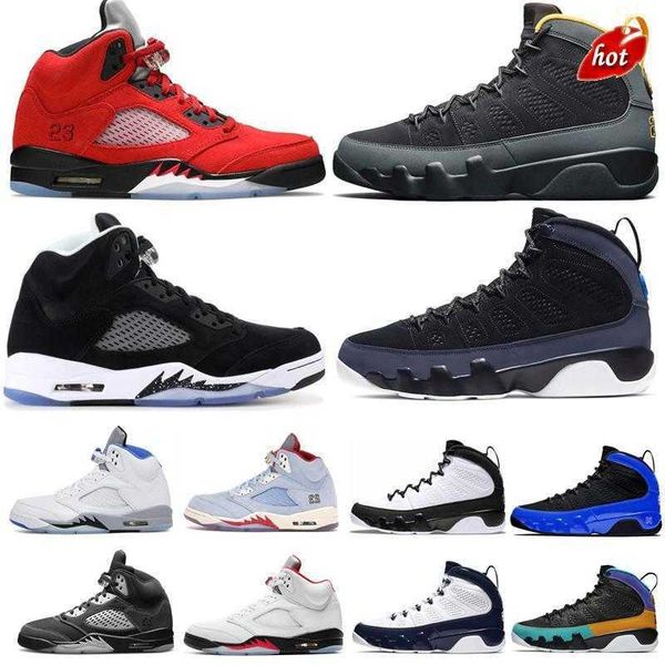 

og oreo 2021 unc 9 basketball shoes 9s men dark charcoal university gold racer blue dream it do gym red space jam raging bull, Black