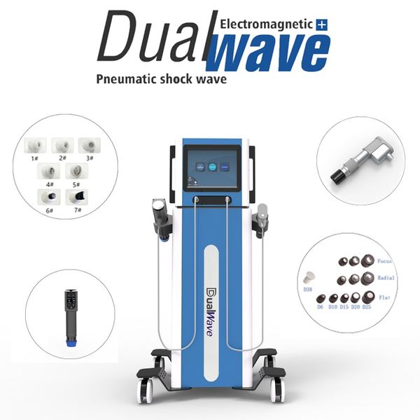 

2 in 1 health gadgets pneumatic acoustic radial shockwave therapy for ed treatment shock wave physiotherapy equipment body pain relief cellu