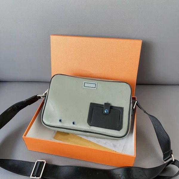 

designer shoulder bag men's laser camera bags men genuine leather handbag flower