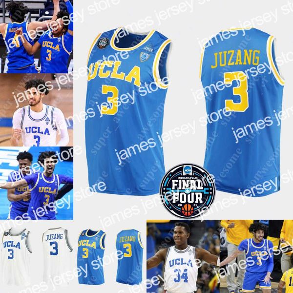 

basketball jerseys ncaa ucla bruins basketball jersey 3 johnny juzang 5 chris smith 4 jaime jaquez jr 10 tyger campbell 1 jules bernard cody, Black;red
