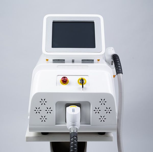 

3 waves diode laser ice platinum 808nm 1064 755nm hair removal machine, Black