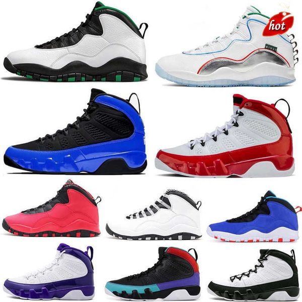 

og 10s  wings men basketball shoes chicago cool grey cement steel grey westbrook mens 9s 9 sneakers sports trainers, Black