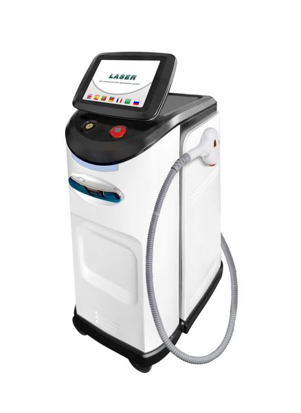

808nm 755nm 1064nm diode laser machine for permanent hair removal triple wavelength diode lazer epilator, Black