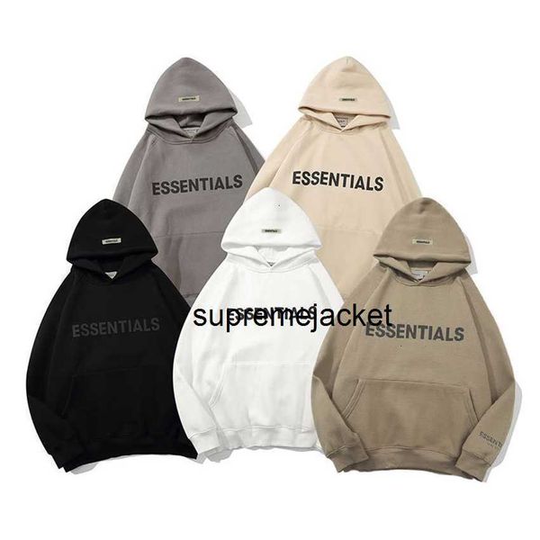 

hoodie sweatshirt autumn winter esential men women hooded sweatshirt suit pure cotton couple jogging sweatshirts oversized streetwear tracks, Black