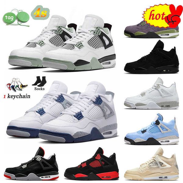 

2023 high basketball shoes2023 seafoam midnight navy 4s shoes jumpman 4 canyon purple sail white oreo black cat canv