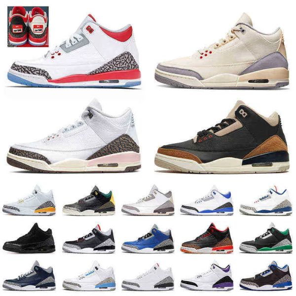 

jumpman 3 3s black cat original basketball shoes white oreo mens womens trainers neon sports military designers 2023 hot