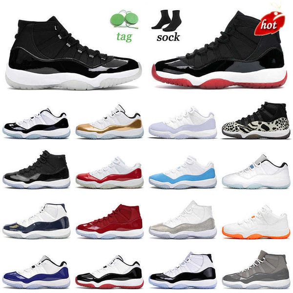 

og 25th anniversary 2022 arrival basketball shoes 11 11s xi high bred concord low pure violet varsity red cool grey mens women space jam